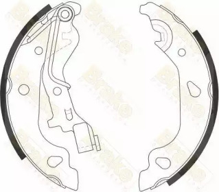 BRAKE ENGINEERING SH2557