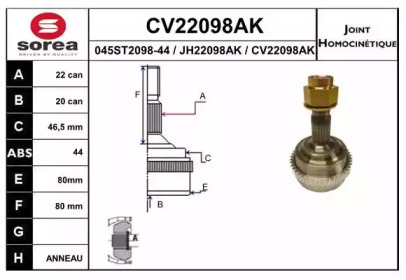 EAI CV22098AK