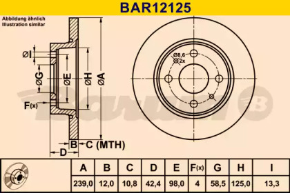 BARUM BAR12125