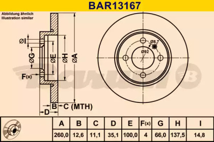 BARUM BAR13167