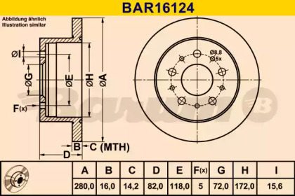 BARUM BAR16124