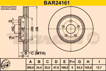 BARUM BAR24161