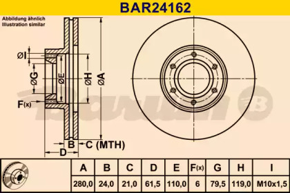 BARUM BAR24162