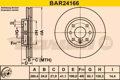 BARUM BAR24166