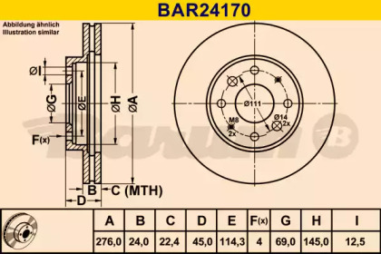 BARUM BAR24170