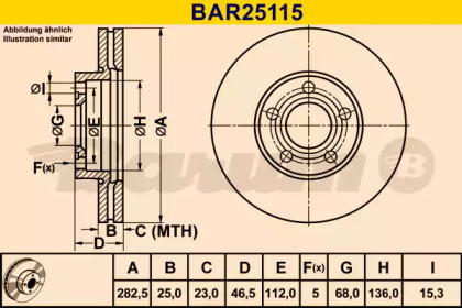 BARUM BAR25115