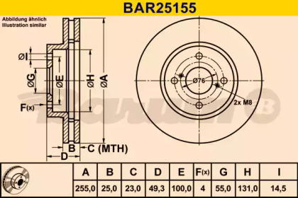 BARUM BAR25155