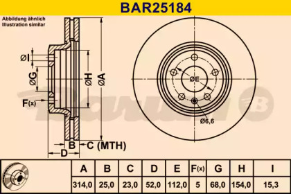 BARUM BAR25184