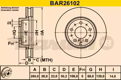 BARUM BAR26102