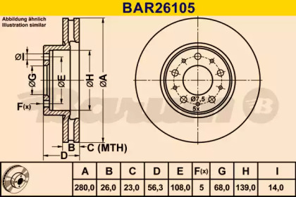 BARUM BAR26105