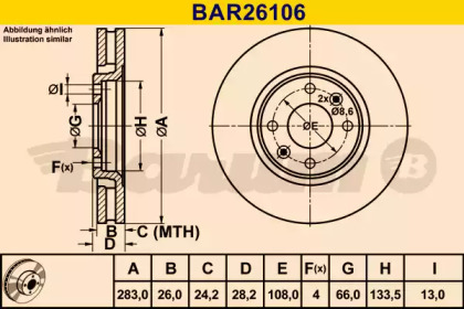 BARUM BAR26106