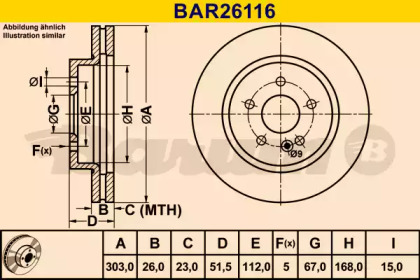 BARUM BAR26116