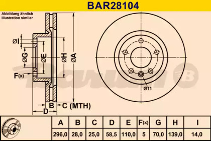 BARUM BAR28104