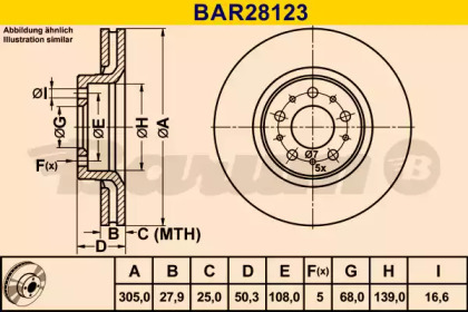 BARUM BAR28123