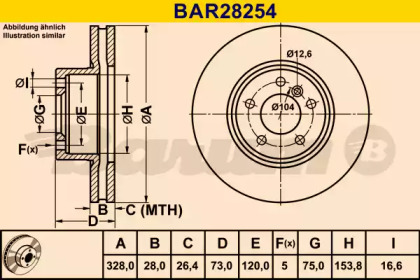 BARUM BAR28254