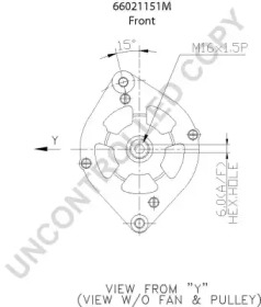 prestolite electric 66021151m