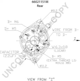 prestolite electric 66021151m