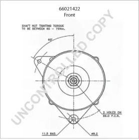 prestolite electric 66021422