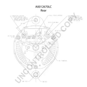 prestolite electric a0012670lc