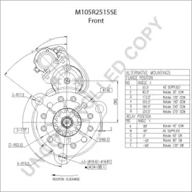prestolite electric m105r2515se