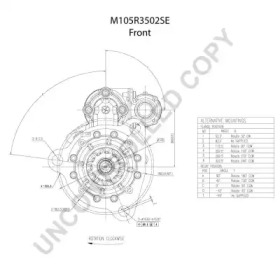 prestolite electric m105r3502se