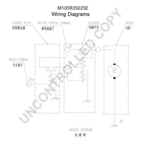 PRESTOLITE ELECTRIC M105R3502SE