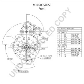 prestolite electric m105r3505se
