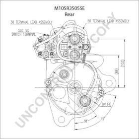 prestolite electric m105r3505se