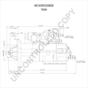 prestolite electric m105r3508se