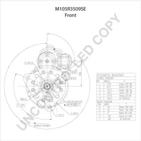 prestolite electric m105r3509se
