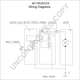 PRESTOLITE ELECTRIC M110R2602SE