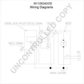 PRESTOLITE ELECTRIC M110R2605SE
