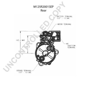 prestolite electric m125r2001sep