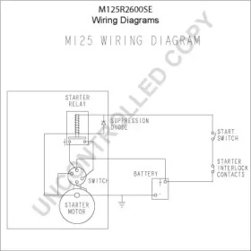 PRESTOLITE ELECTRIC M125R2600SE