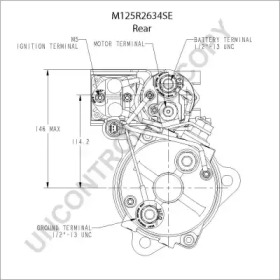 prestolite electric m125r2634se