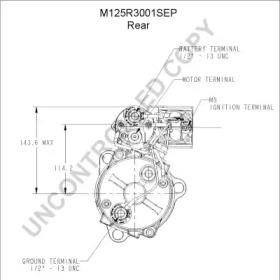 prestolite electric m125r3001sep