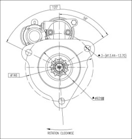 prestolite electric m90r3545se