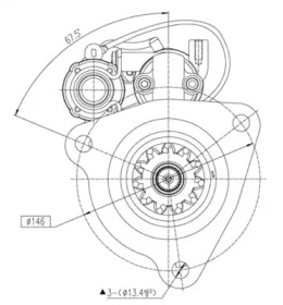 prestolite electric m90r3547se