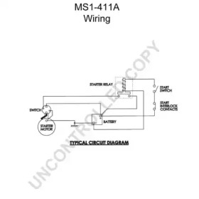 PRESTOLITE ELECTRIC MS1-411A