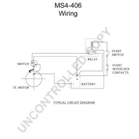 PRESTOLITE ELECTRIC MS4-406