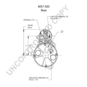 prestolite electric ms7505