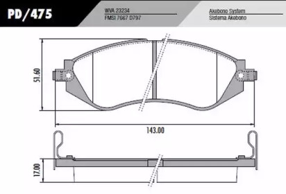 FRAS-LE PD/475