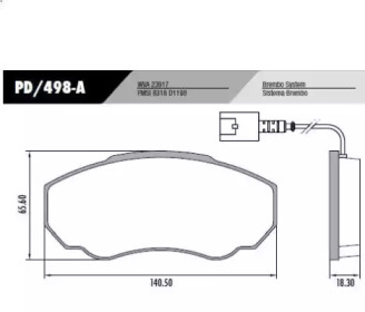 FRAS-LE PD/498-A