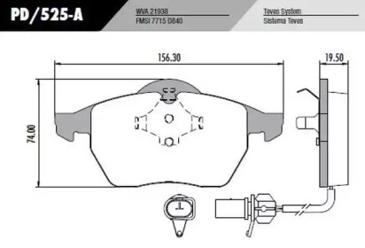 FRAS-LE PD/525-A