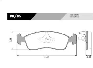 FRAS-LE PD85