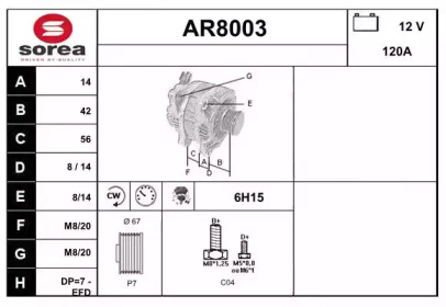 SNRA AR8003