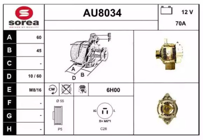 SNRA AU8034