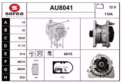 SNRA AU8041