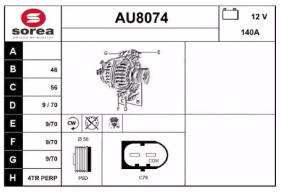 SNRA AU8074