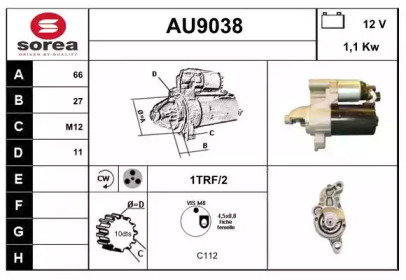 SNRA AU9038